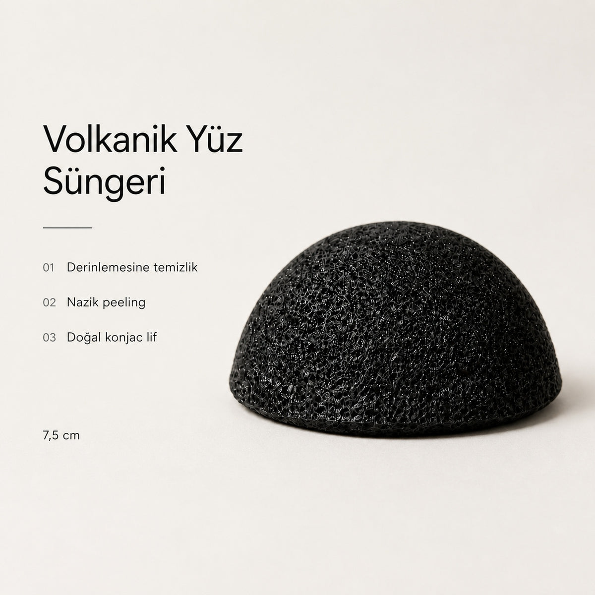 Volkanik Yüz Süngeri Mini — faydaları